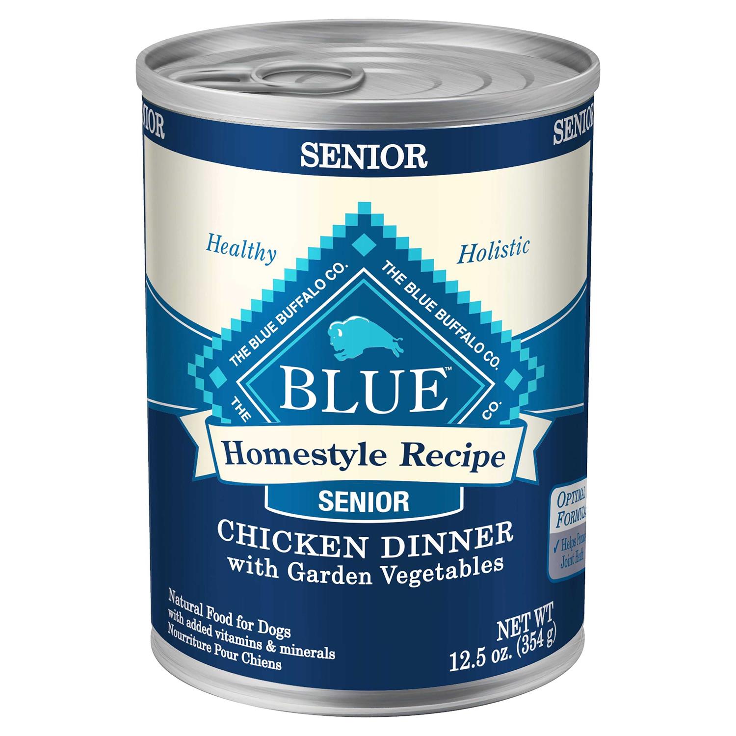 Blue Buffalo Homestyle Recipe Senior Dog Food Chicken Dinner - Healthber