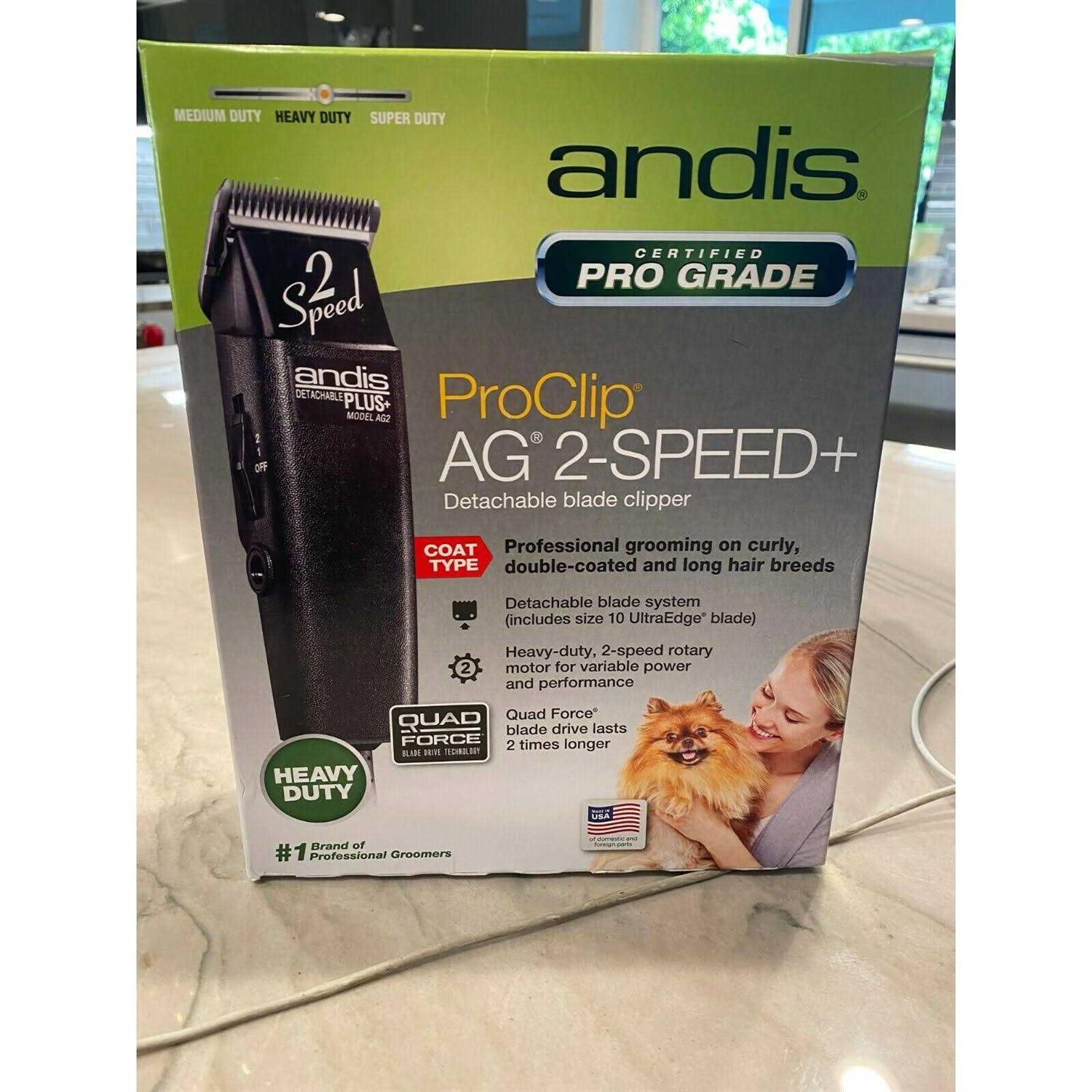 Andis ProClip AG2 2-Speed Detachable Blade Clipper - Healthber