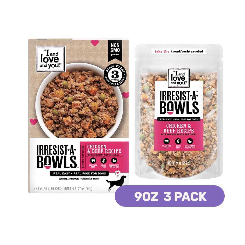 I and Love and You Irresist-A-Bowls Wet Dog Food, Chicken and Recipe - Healthber