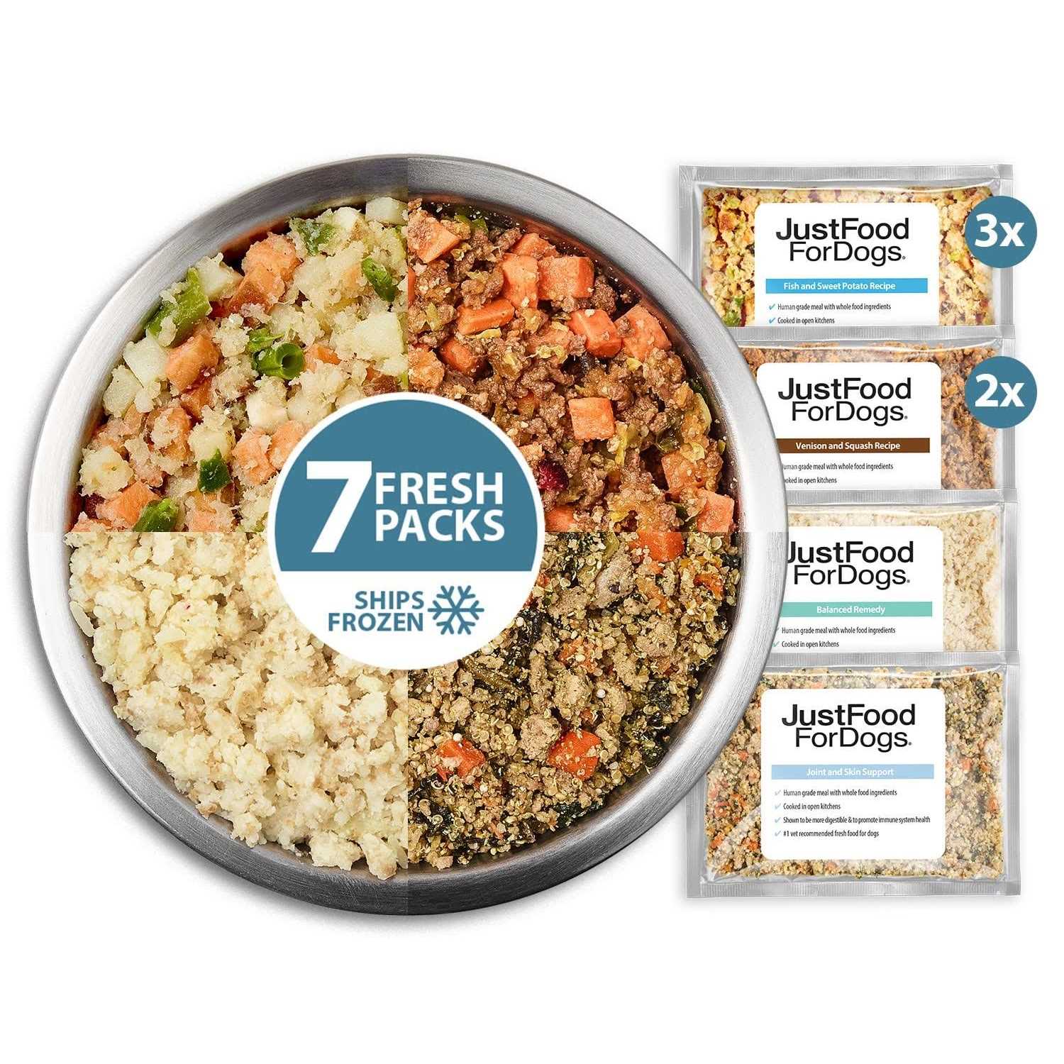 JustFoodForDogs Frozen Fresh Dog Food Human - Healthber