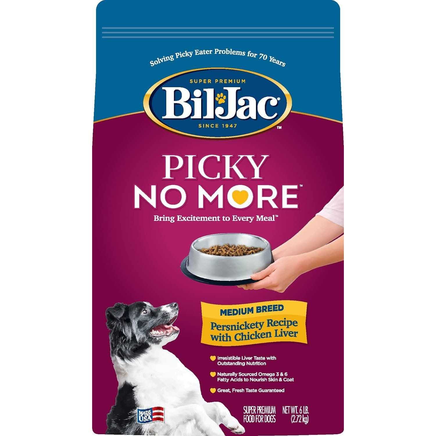 Bil-Jac Picky No More Breed Chicken Liver Recipe Dry Dog Food - Healthber