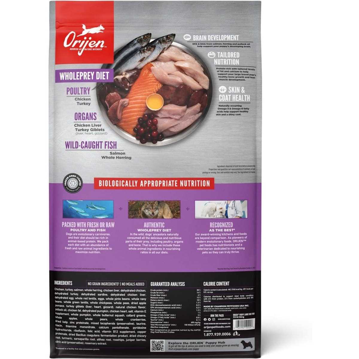 Orijen Puppy Large Breed Dry Dog Food - Healthber