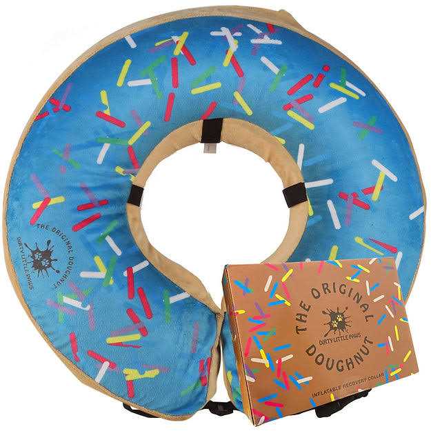 DIRTY LITTLE PAWS Dog Donut Collar Great Alternative to a Traditional Dog Cone or a Soft Dog Cone Collar - Healthber