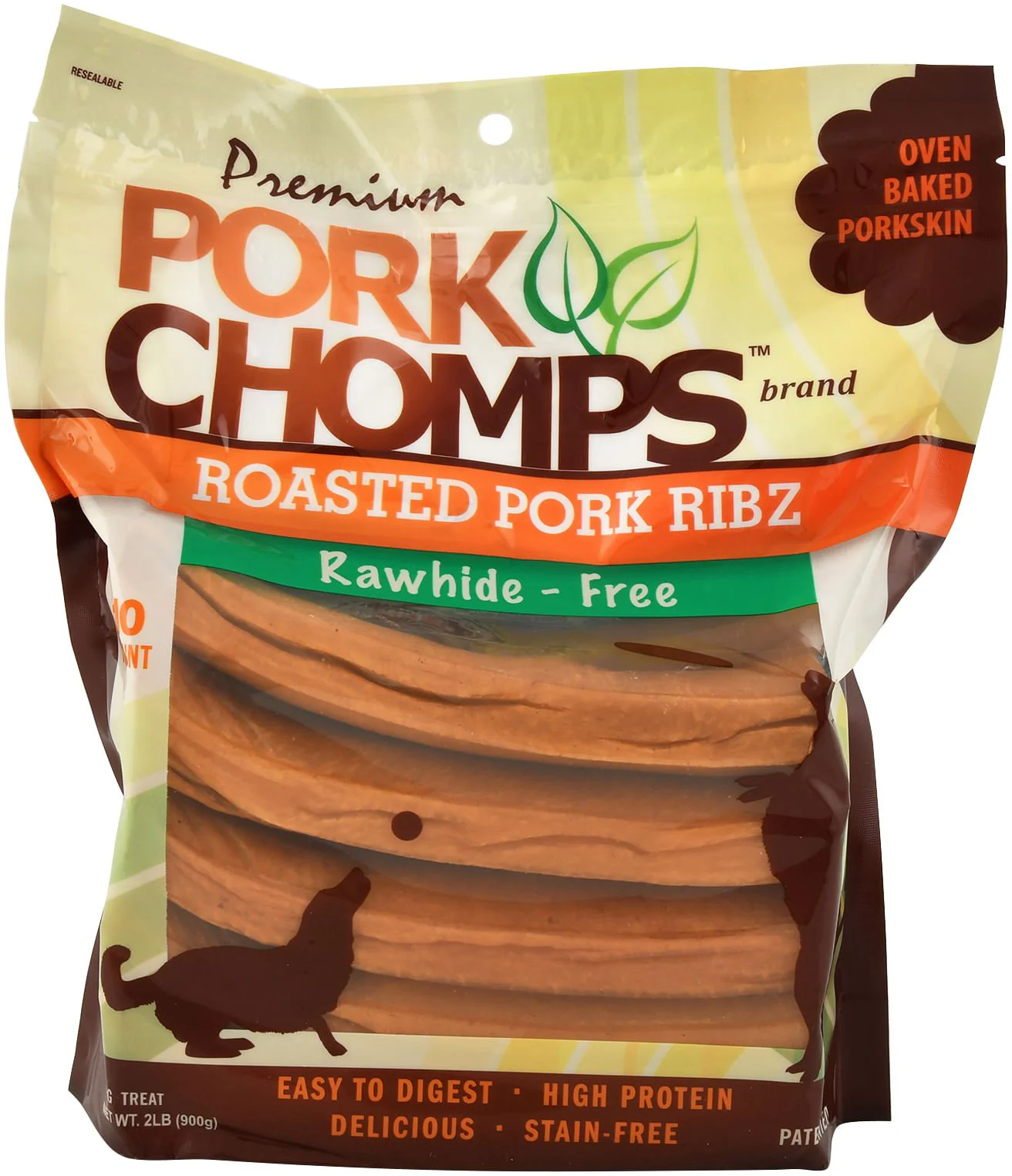 Pork Chomps Premium Roasted Pork Ribz - Healthber
