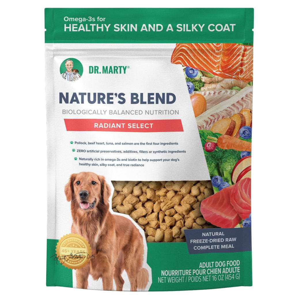 Dr. Marty Nature’s Blend Radiant Select Freeze Dried Dog Food - Healthber