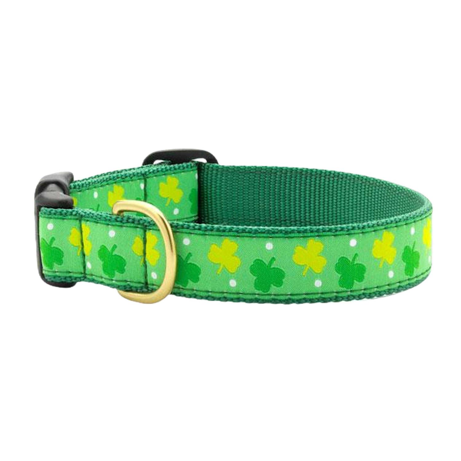 Up Country Dog Collar Shamrock Wide - Healthber