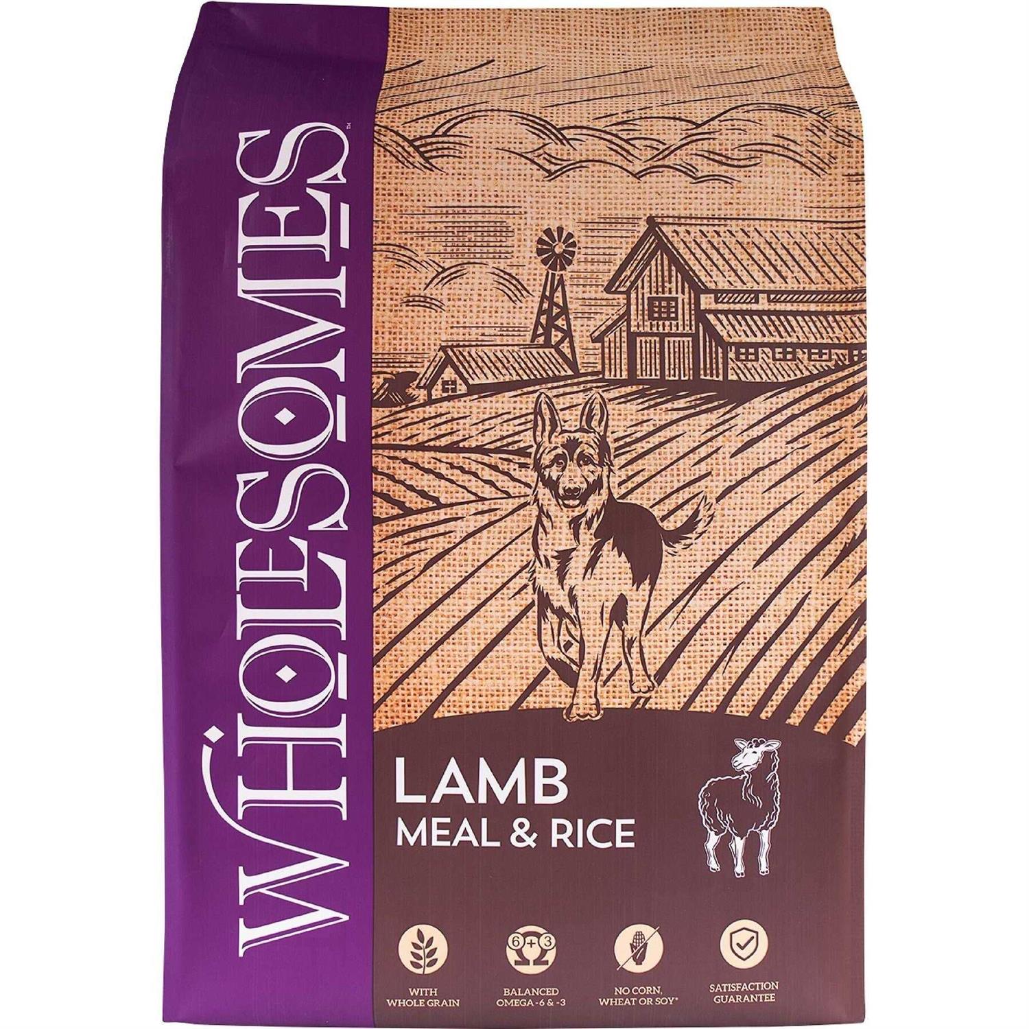 Sportmix Wholesomes Lamb Meal & Rice Formula Dry Dog Food - Healthber