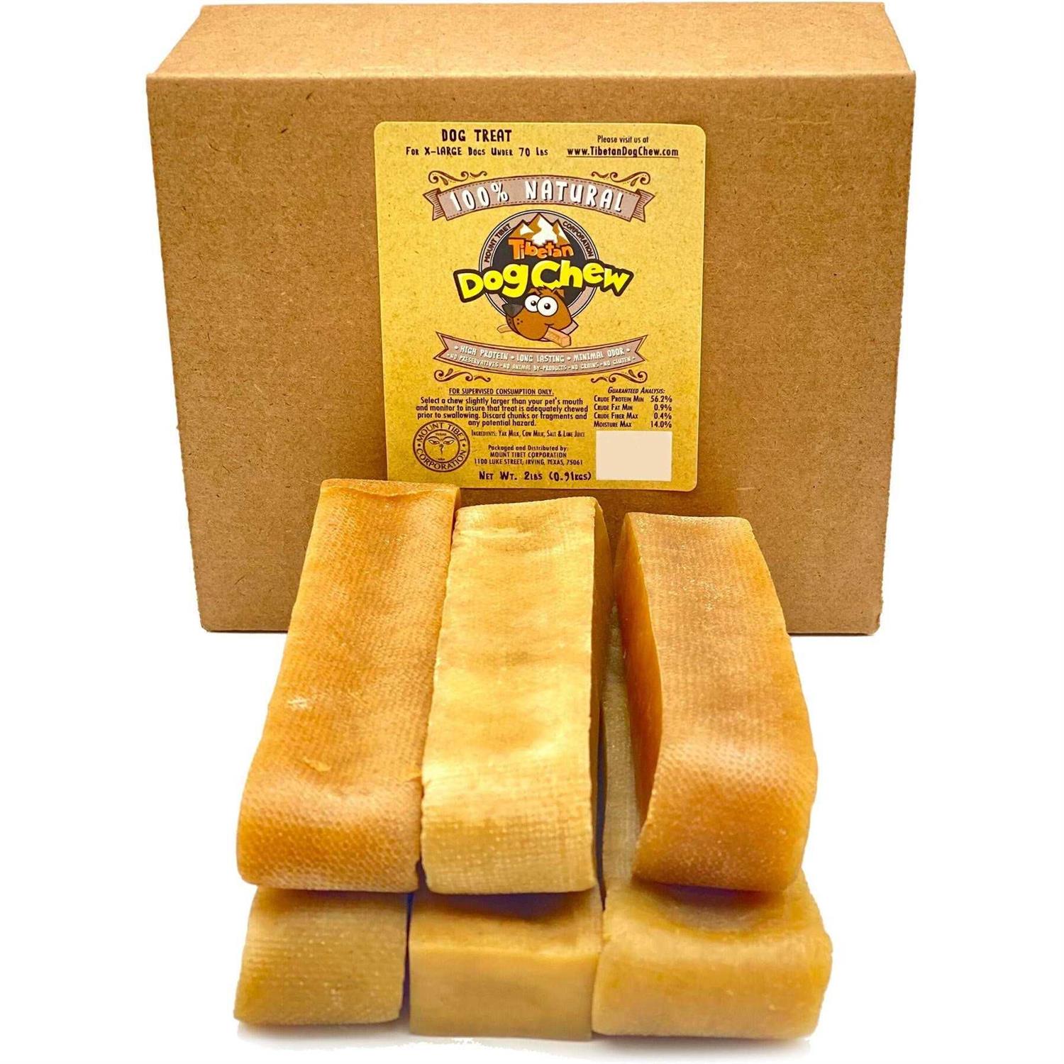 Tibetan Dog Chew Himalayan Yak Cheese Bone for X-Large Dogs - Healthber