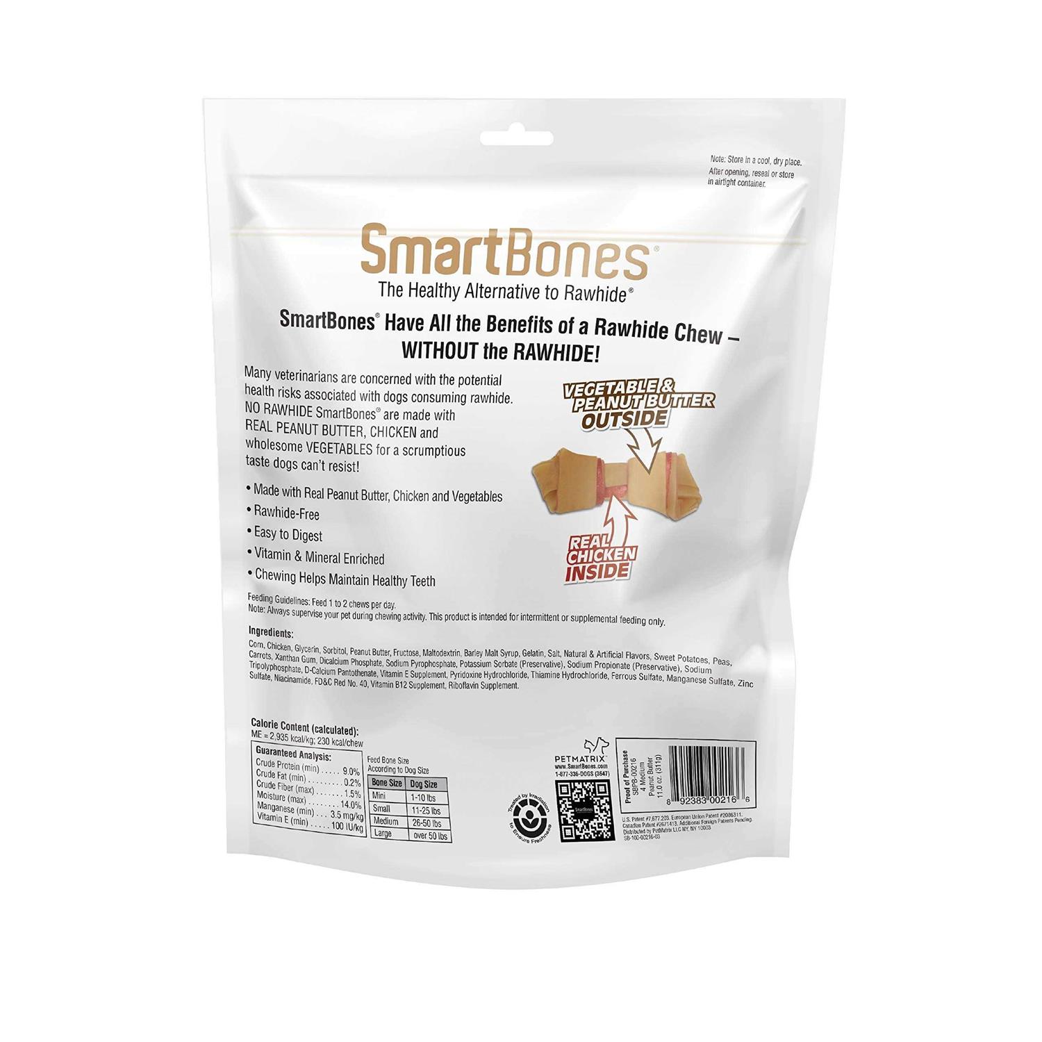 SmartBones Peanut Butter - Healthber
