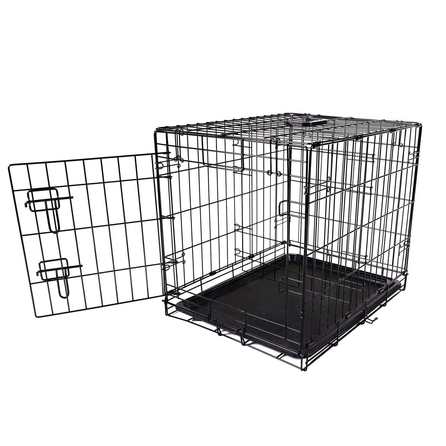Global Source Single Door Folding Wire Dog Crate - Healthber