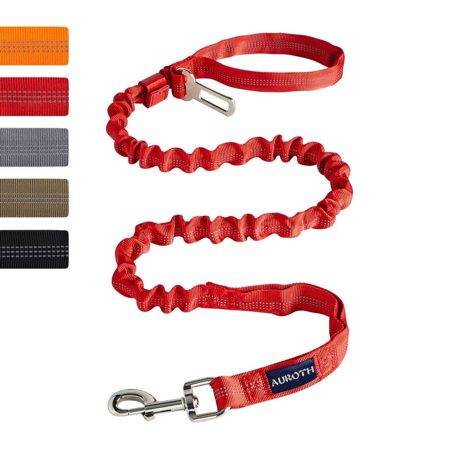 Auroth Dog Leash Large Dogs Heavy Duty Dog Leash Bungee - Healthber