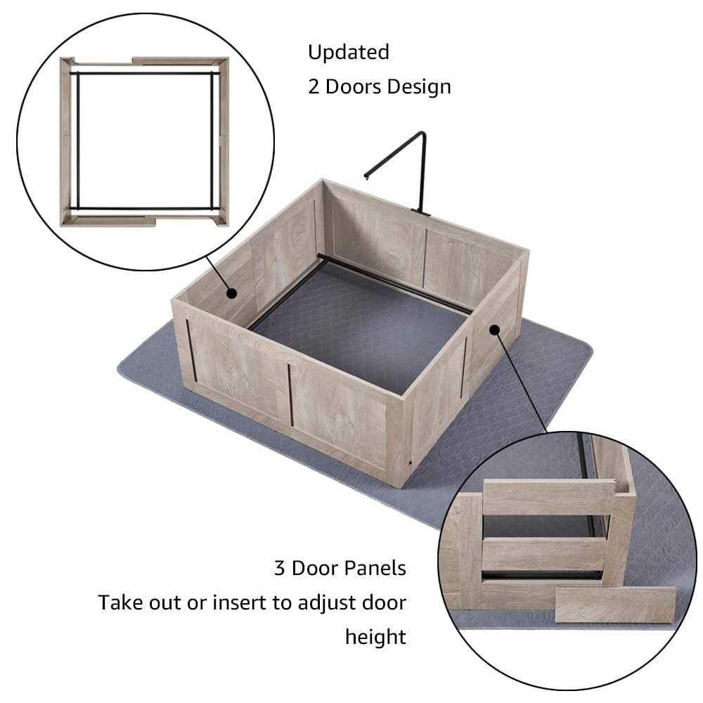 Unipaws Whelping Box for Dogs Small Medium Breed Whelping Pen - Healthber