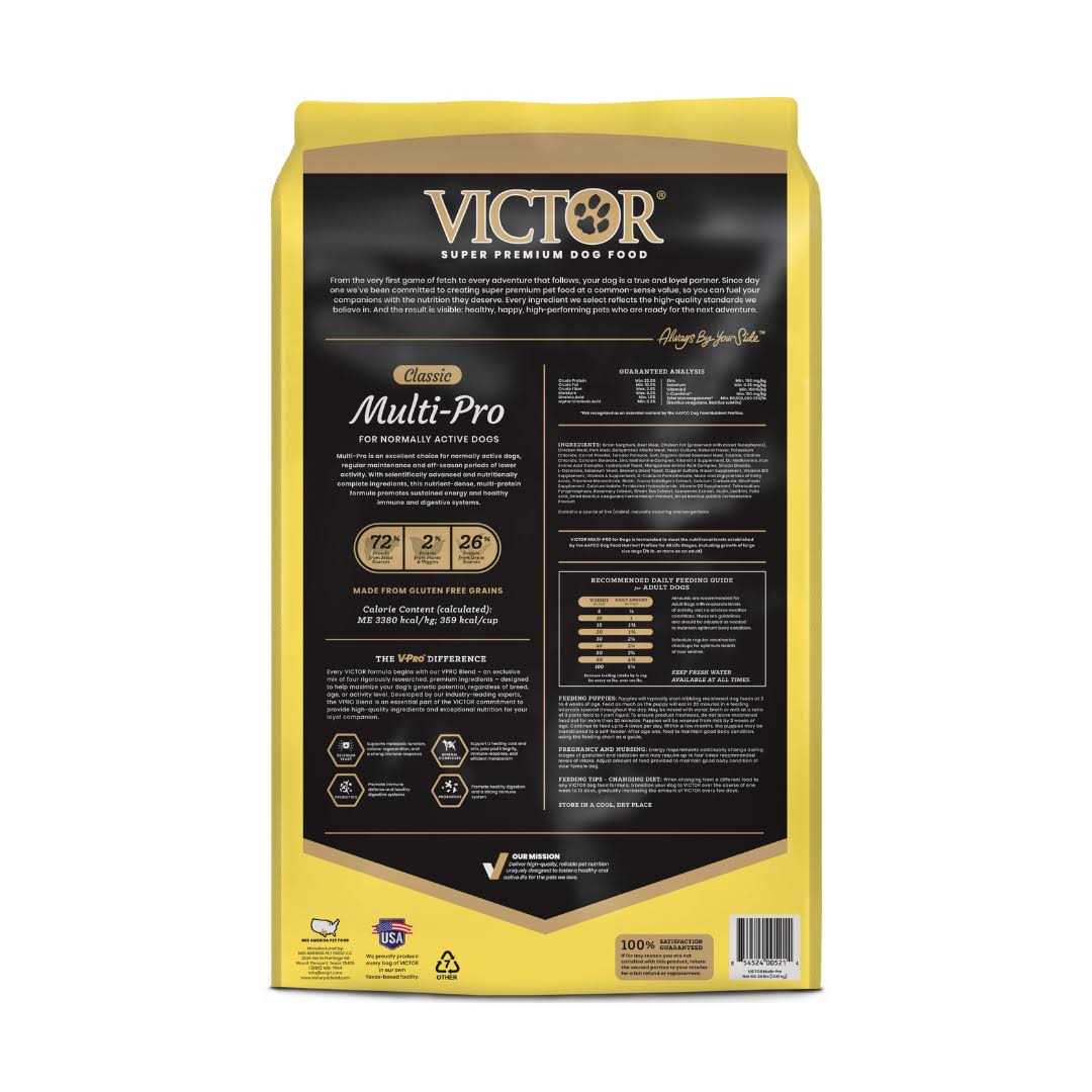 Victor Multi-Pro Dry Dog Food - Healthber