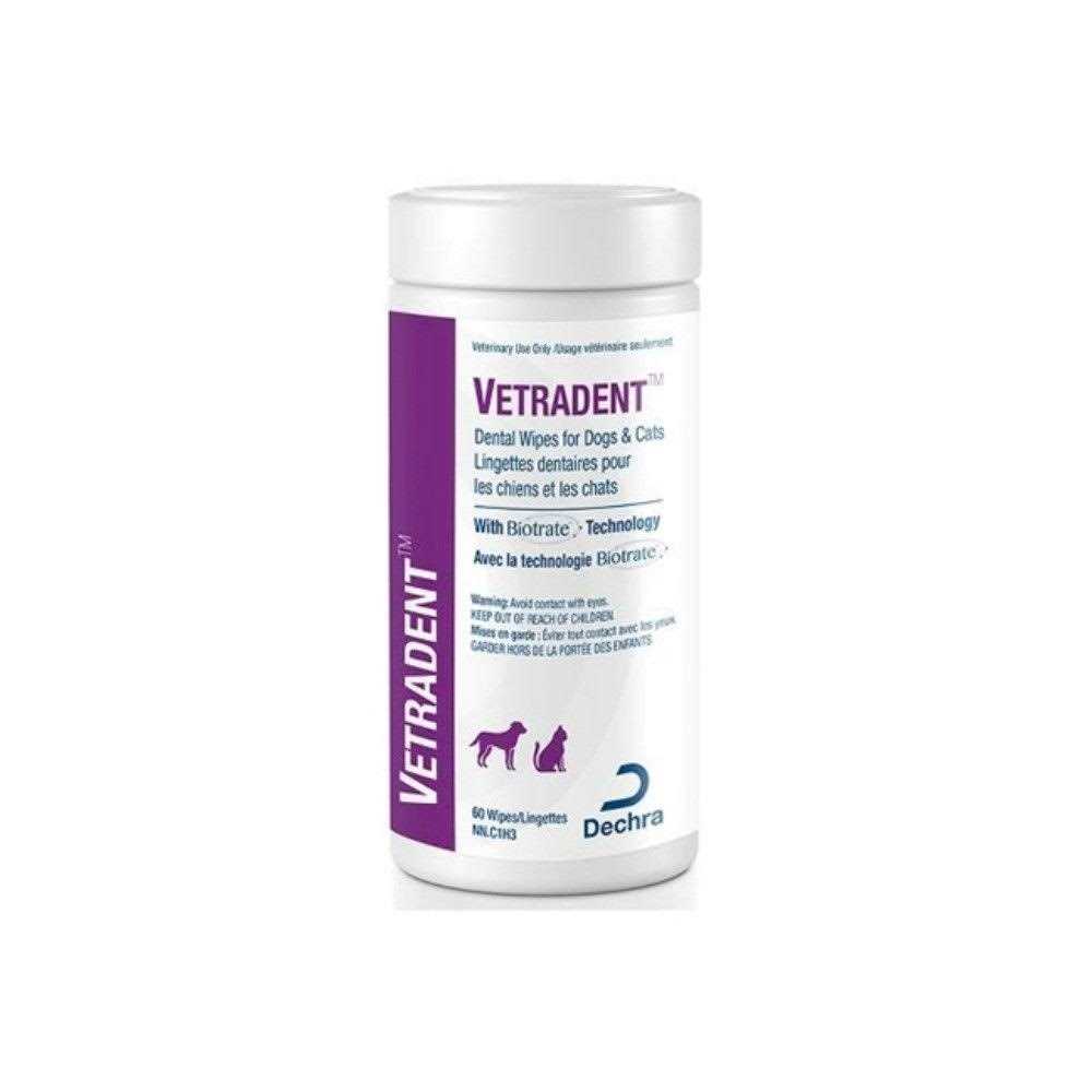 Dechra Vetradent Dental Wipes for Dogs Cats - Healthber