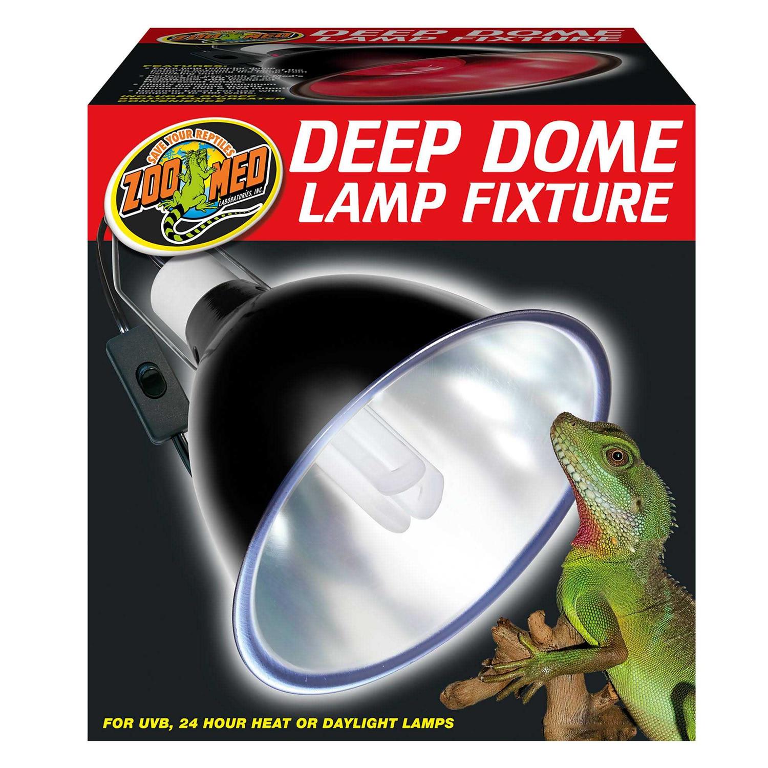 Zoo Med Deep Dome Lamp Fixture - Healthber