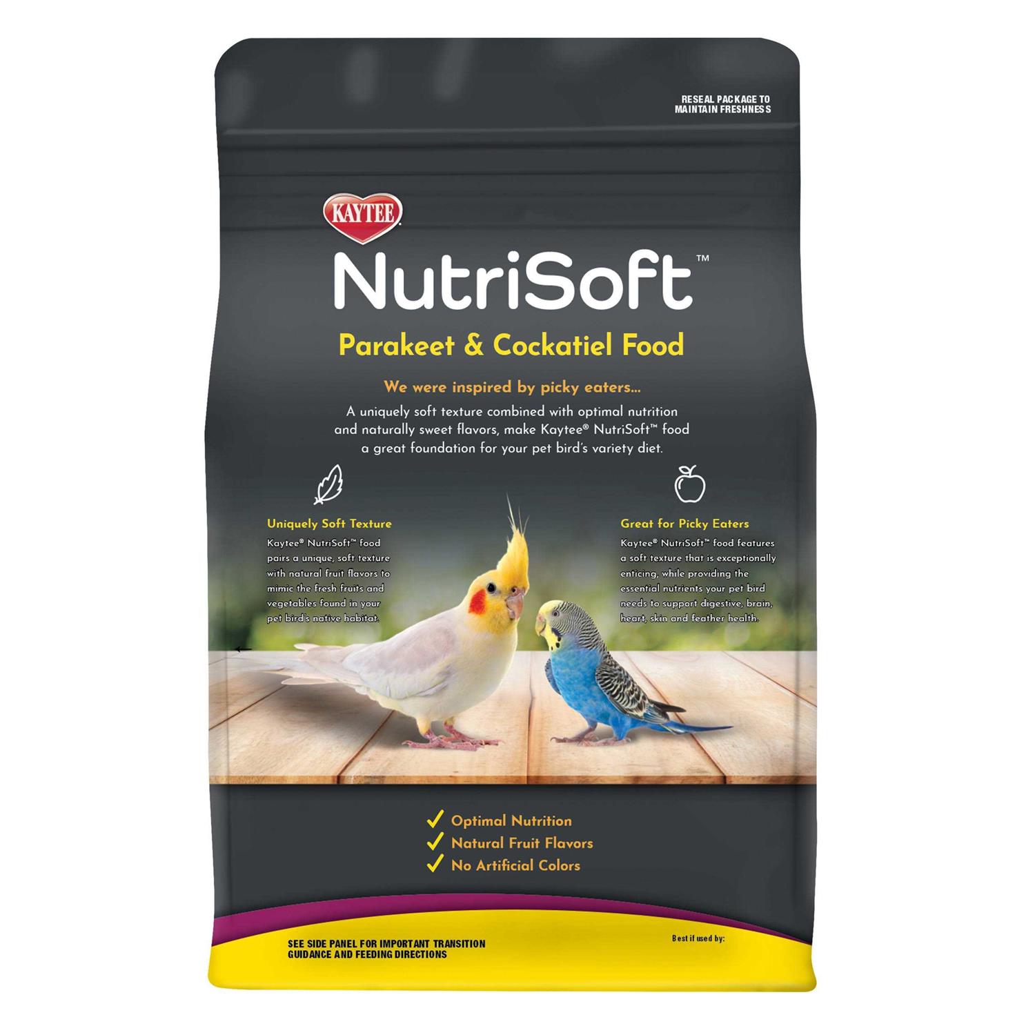 Kaytee NutriSoft Parakeet and Cockatiel Food - Healthber