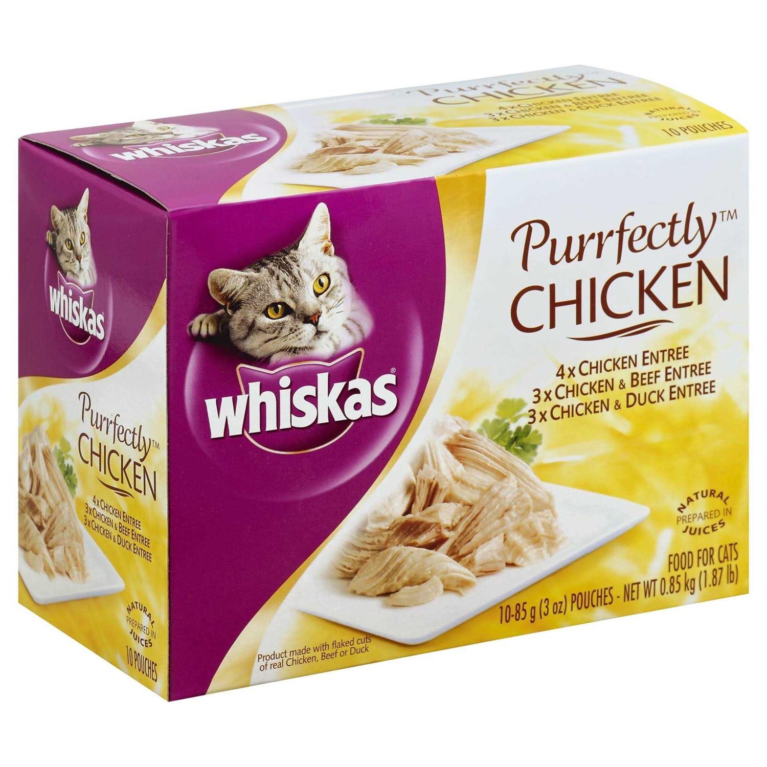 Whiskas Purrfectly Chicken Food - Healthber