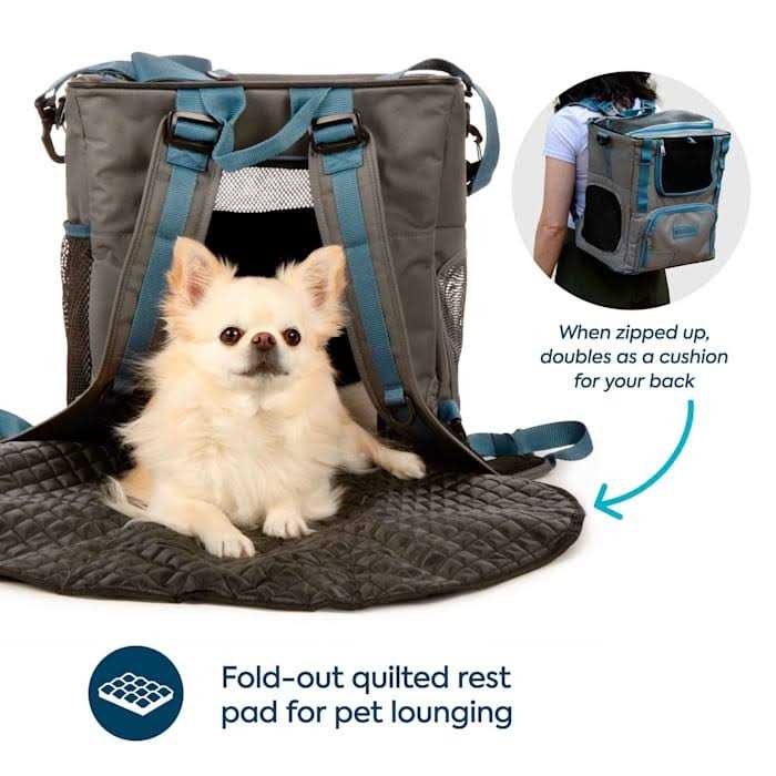 Sherpa Trek Tote 2-in-1 Pet Backpack & Tote for Cats & Dogs - Healthber