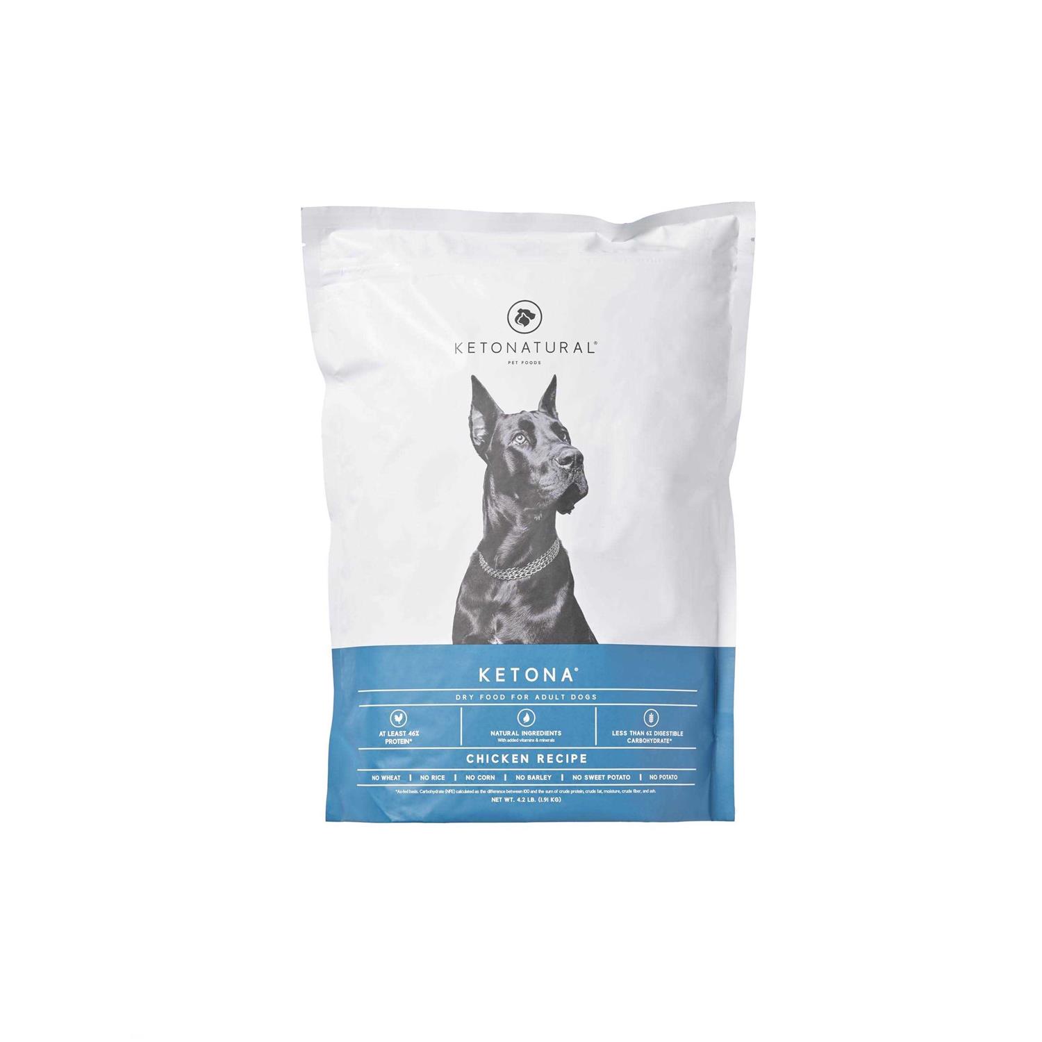 Ketona Chicken Recipe Adult Dry Dog Food Natural Low Carb High Protein - Healthber