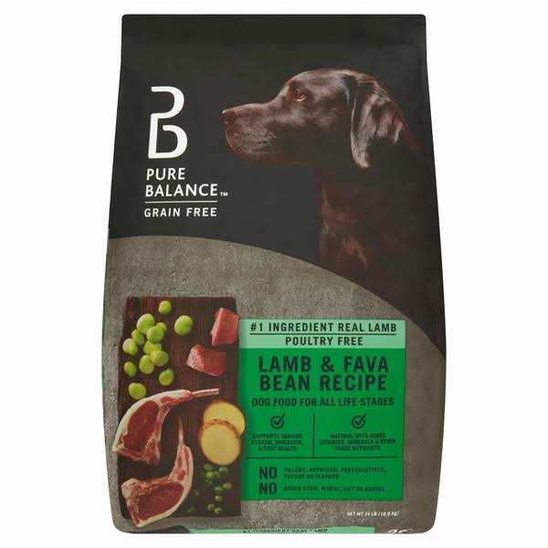 Pure Balance Grain Free Lamb & Fava Bean Recipe Dog Food - Healthber