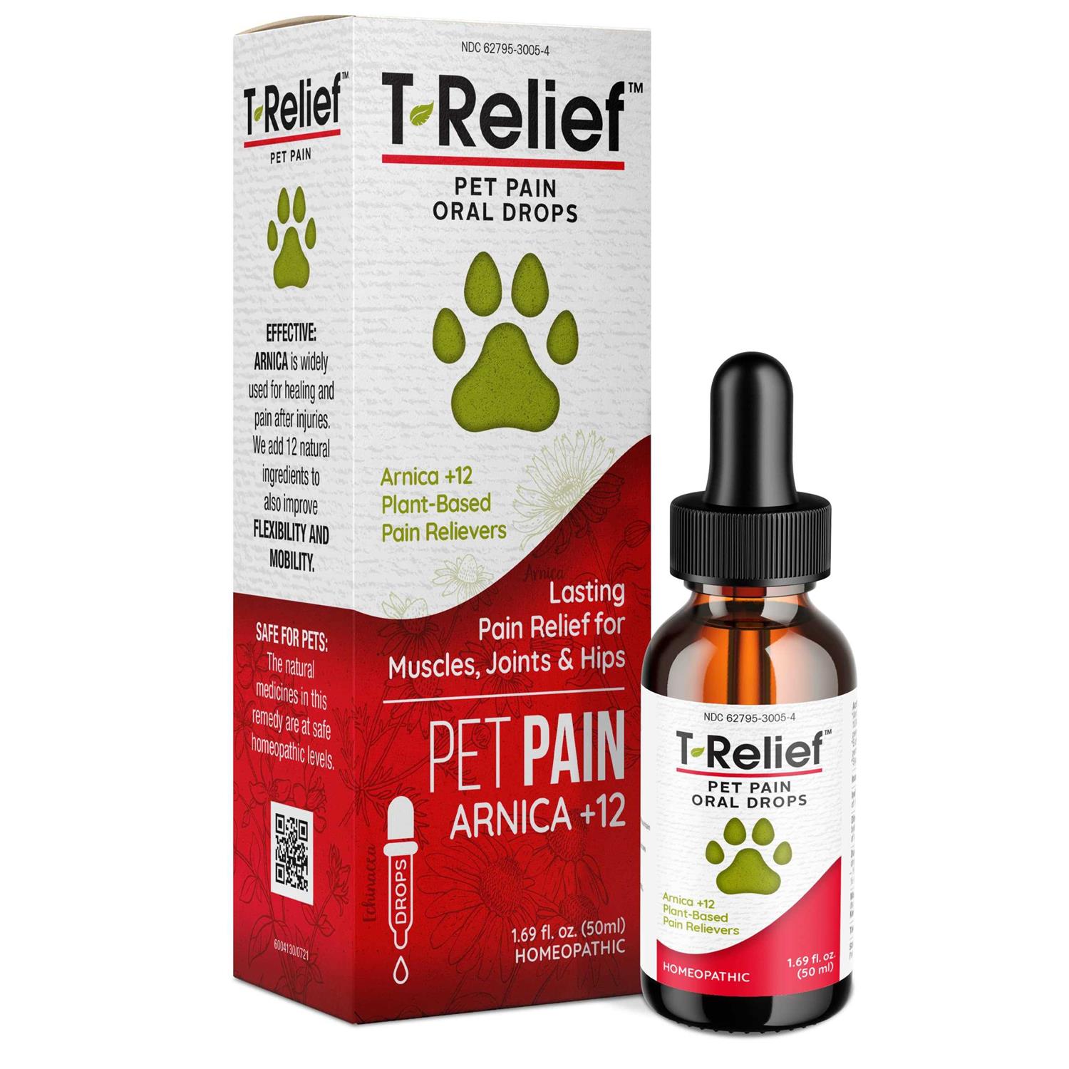 MediNatura T-Relief Pet Pain Oral Drops - Healthber