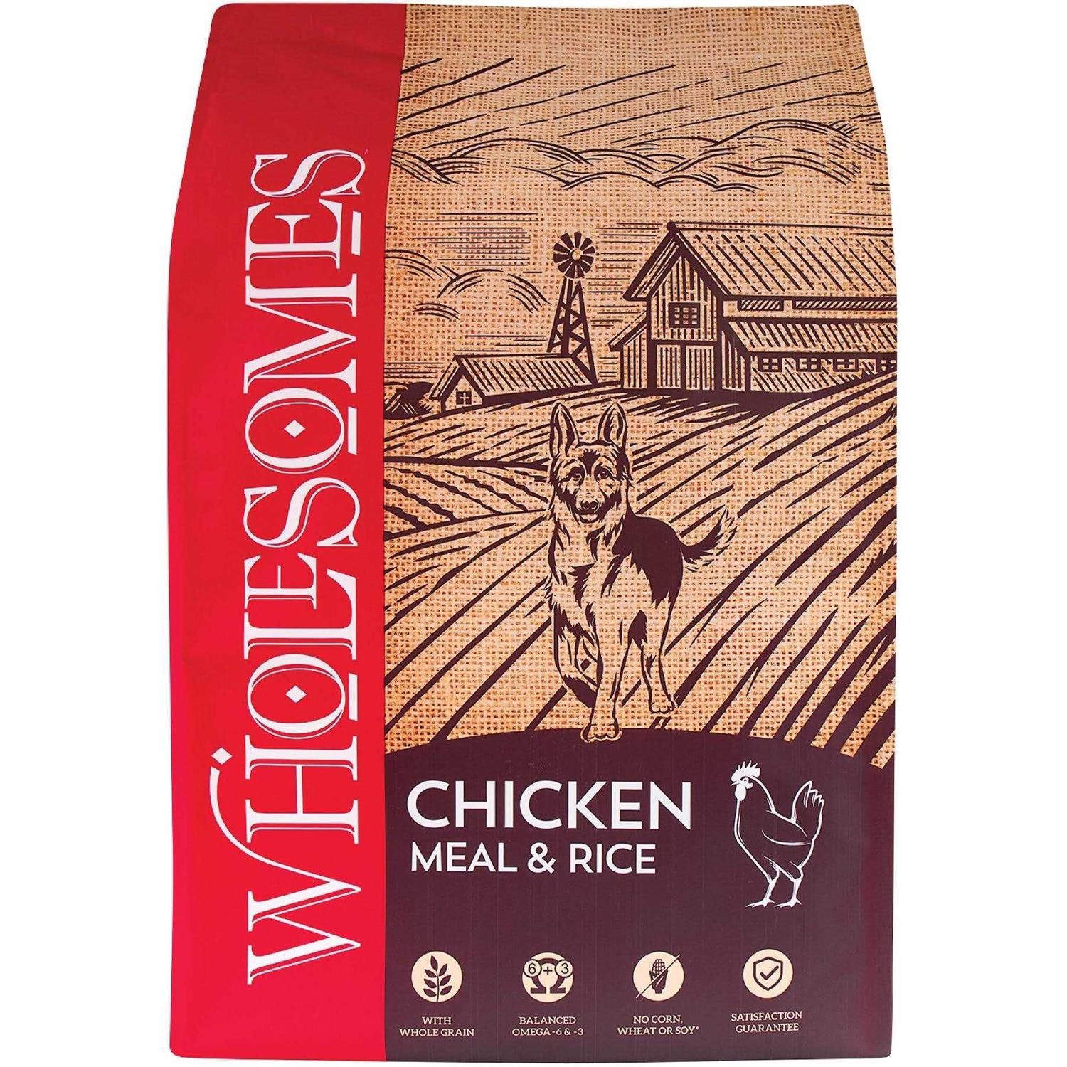 Sportmix Wholesomes Chicken Meal & Rice Adult Dry Dog Food - Healthber