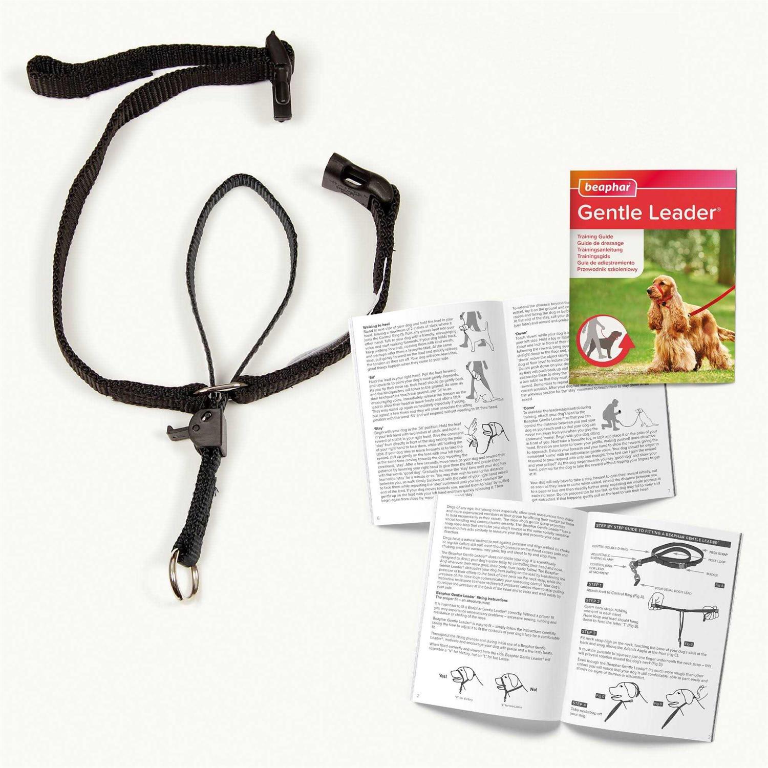 Beaphar Gentle Leader Head Collar Dogs Stops Pulling On The Lead - Healthber