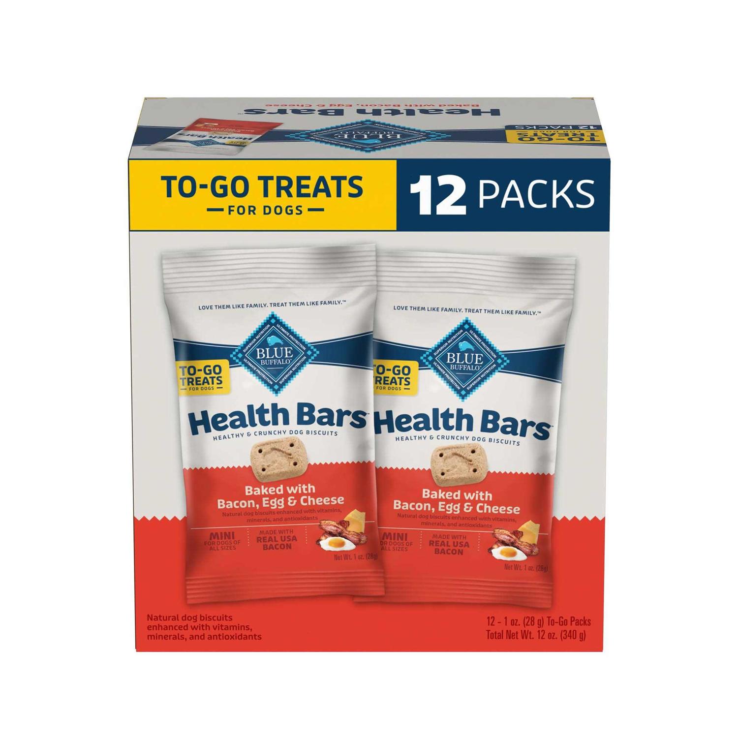 Blue Buffalo Health Bars Mini Natural Crunchy Dog Treats - Healthber