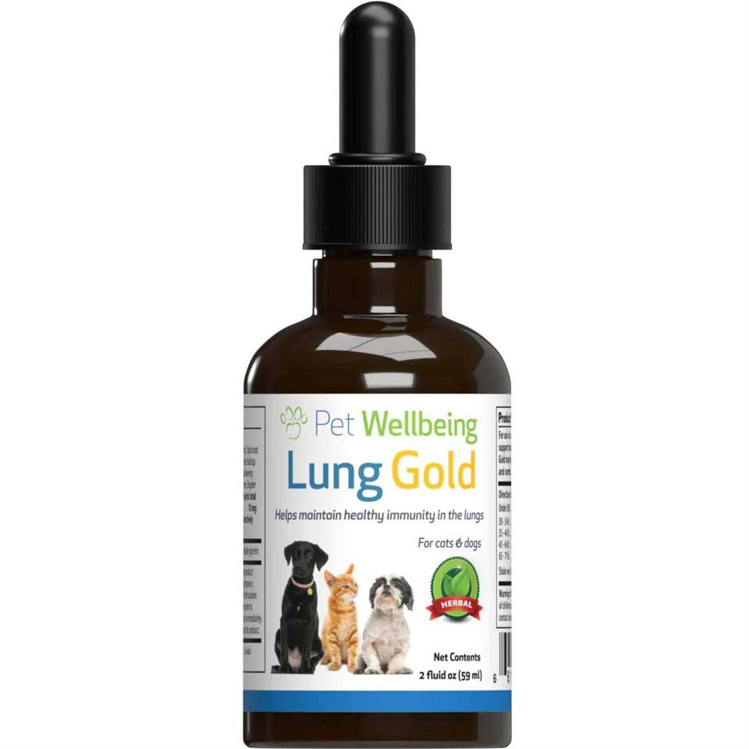 Pet Wellbeing Lung Gold for Cats - Healthber