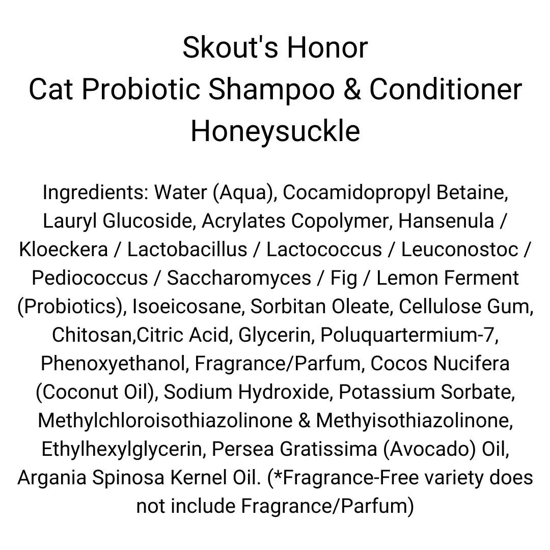 Skout’s Honor Probiotic Cat Shampoo Conditioner - Healthber