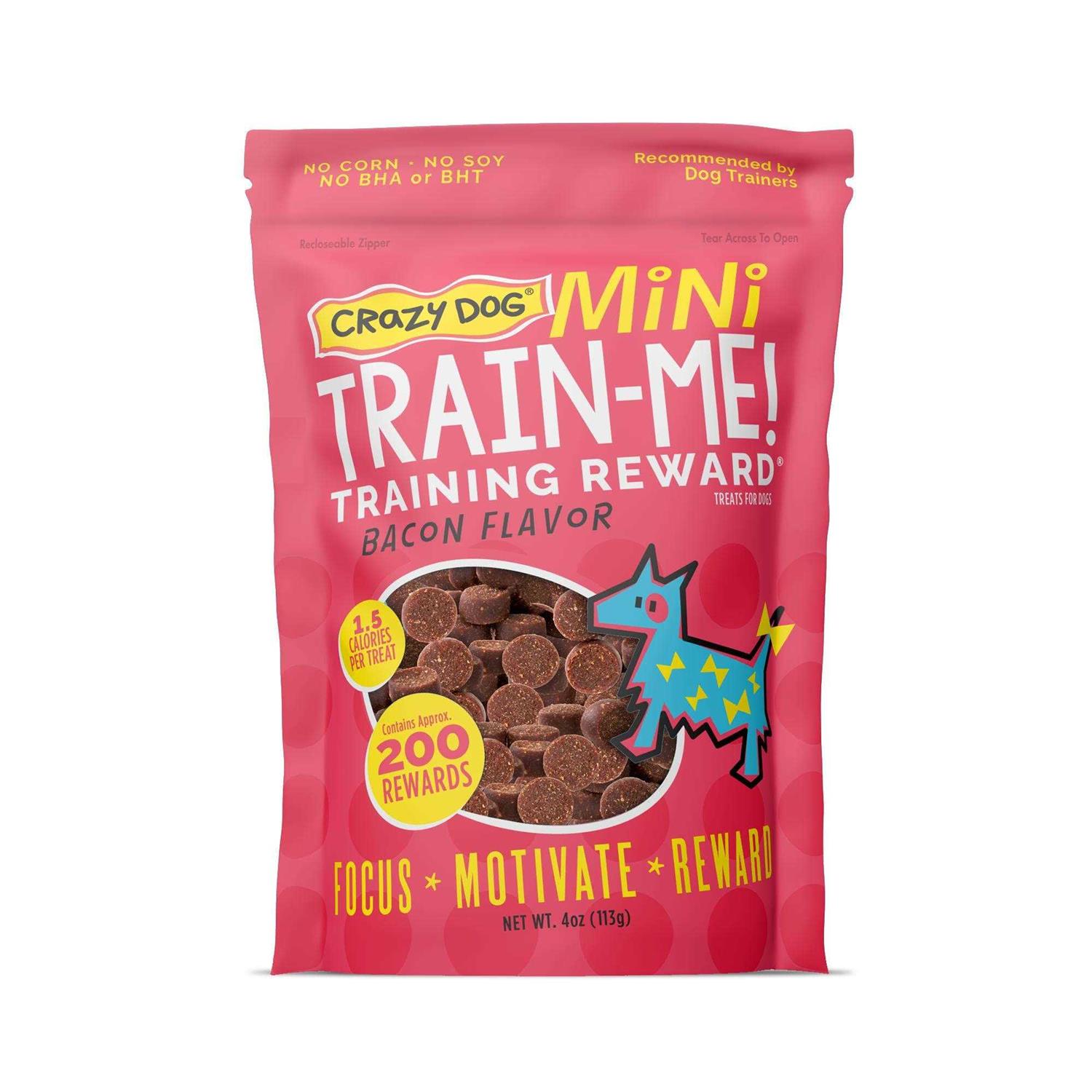 Crazy Dog Train-Me! Mini Bacon Treats - Healthber