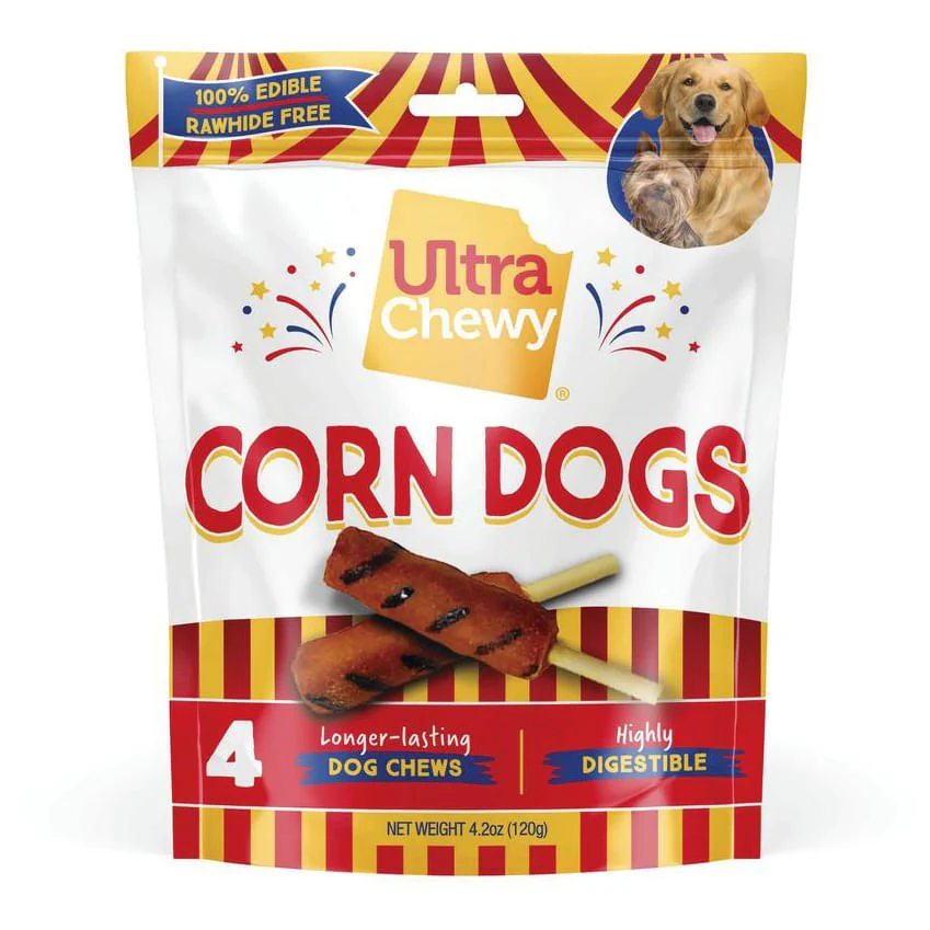Ultra Chewy Corn Dogs 4ct - Healthber