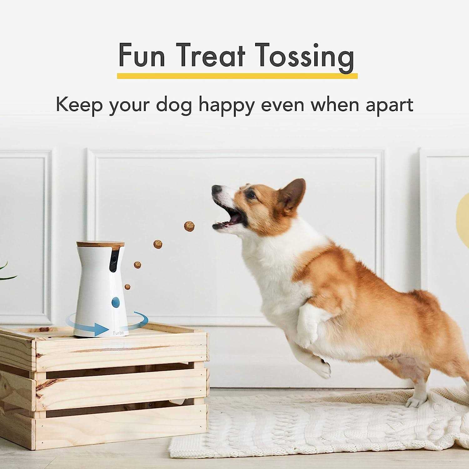 Furbo 360° Dog Camera Rotating 360° View Wide-Angle Pet Camera FURBO3 - Healthber