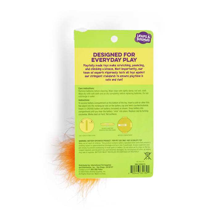 Leaps & Bounds Motorized Squirrel Cat Toy - Healthber