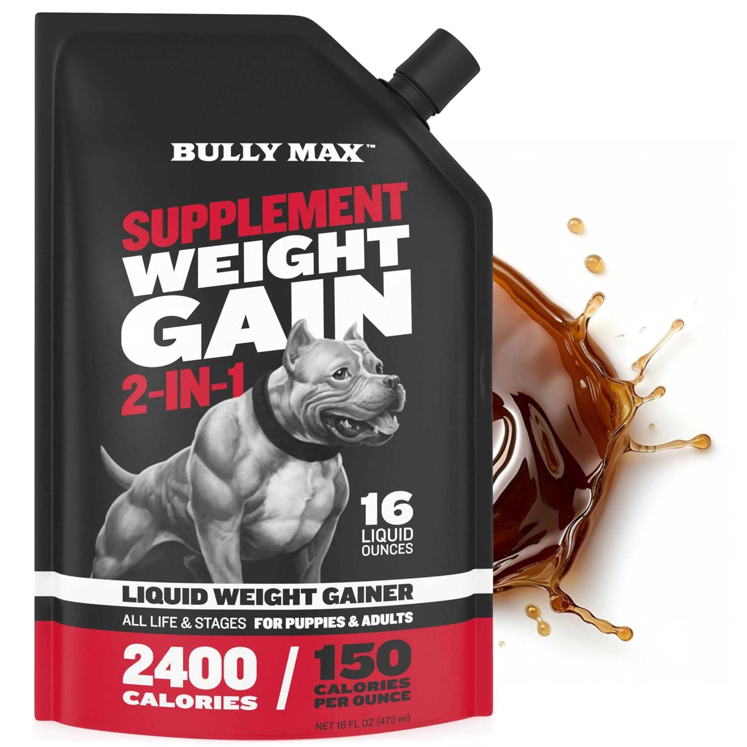 Bully Max Liquid Weight Gainer Supplement for Dogs - Healthber