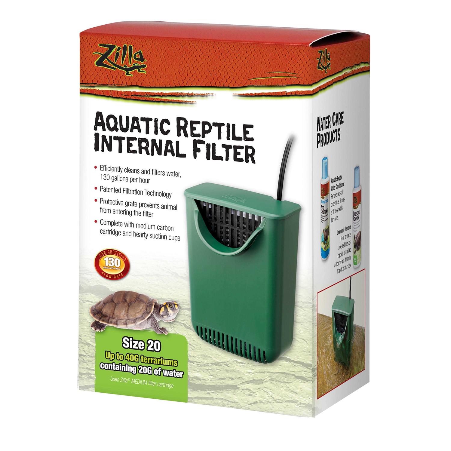 Zilla Aquatic Reptile Internal Filter - Healthber