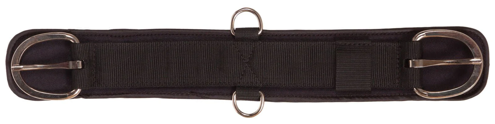 Mustang PVC Pony Cinch, Black - Healthber