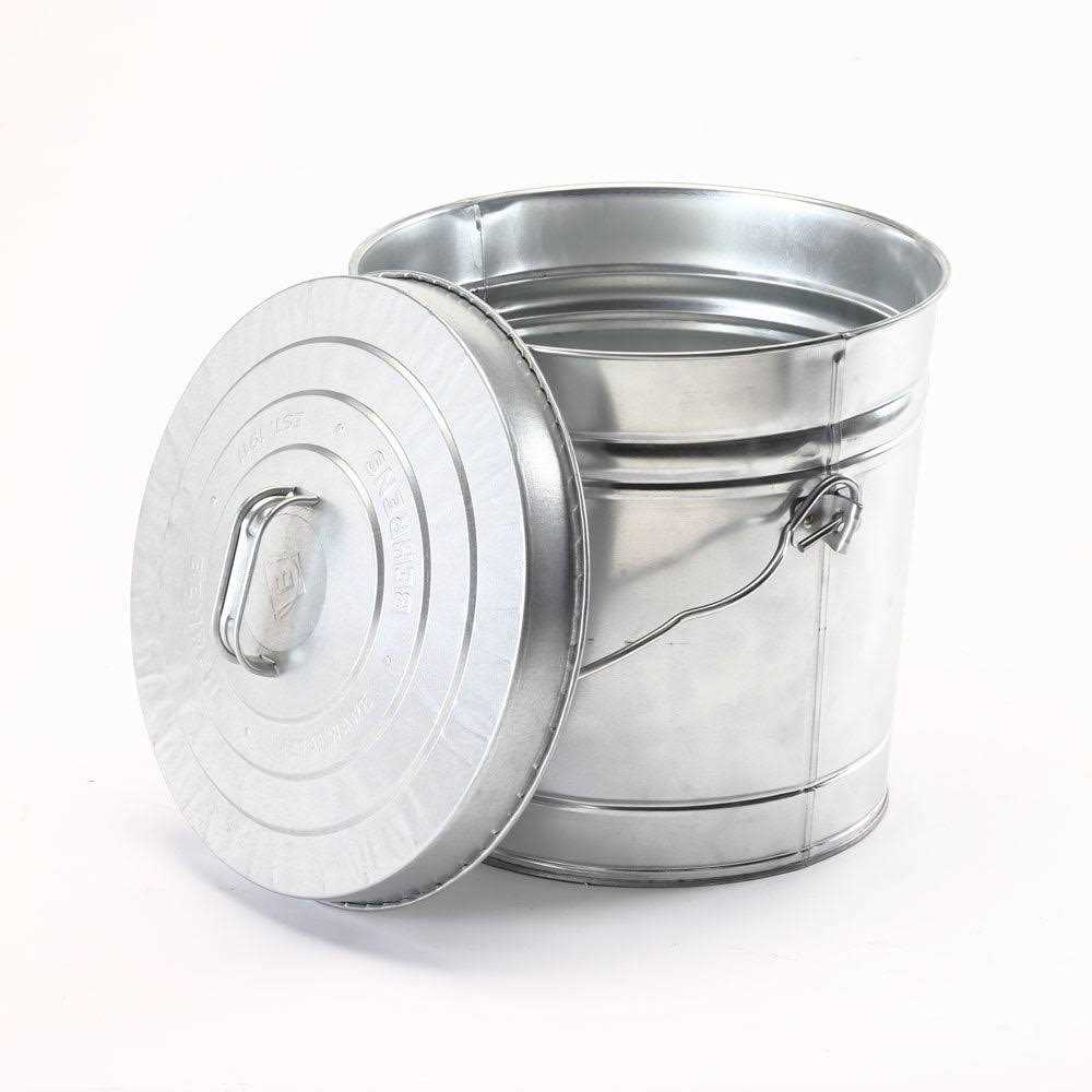 Birds Choice Galvanized Steel Locking Lid Seed Can with Lid - Healthber