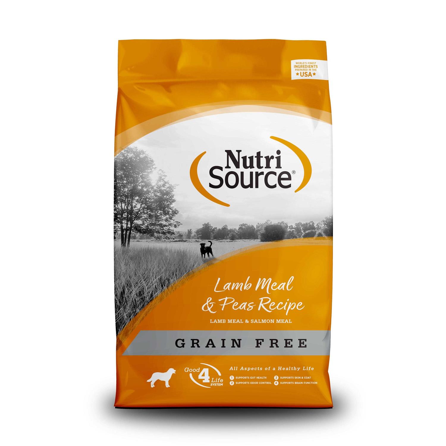 NutriSource Grain Free Lamb Meal Peas Dog Food - Healthber