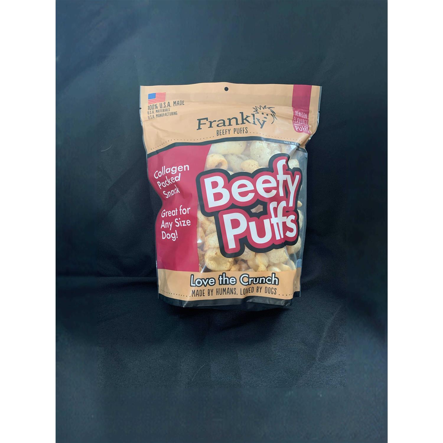 Frankly Beefy Puffs Dog Treats - Healthber