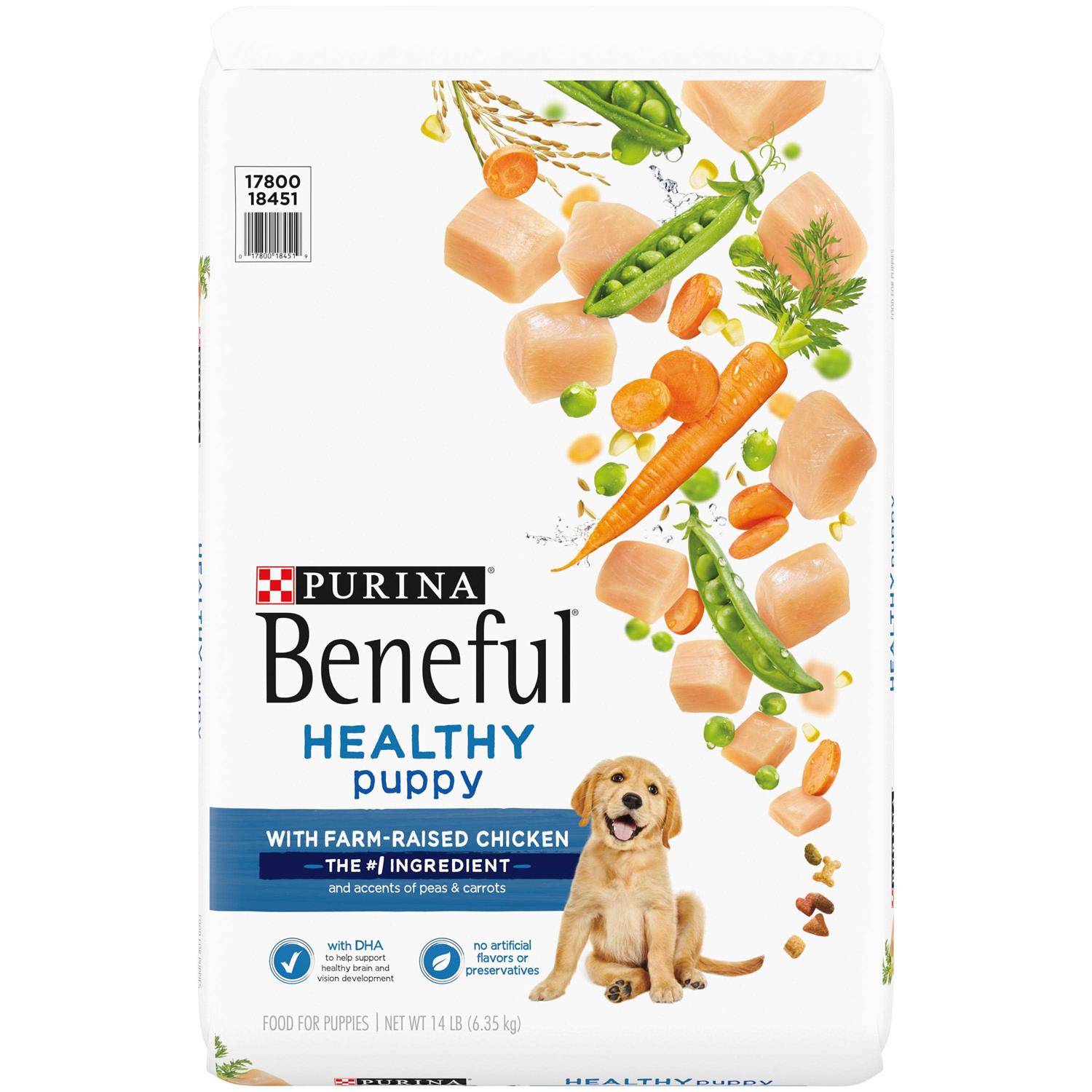 Purina Beneful Healthy Puppy Chicken Dry Dog Food - Healthber