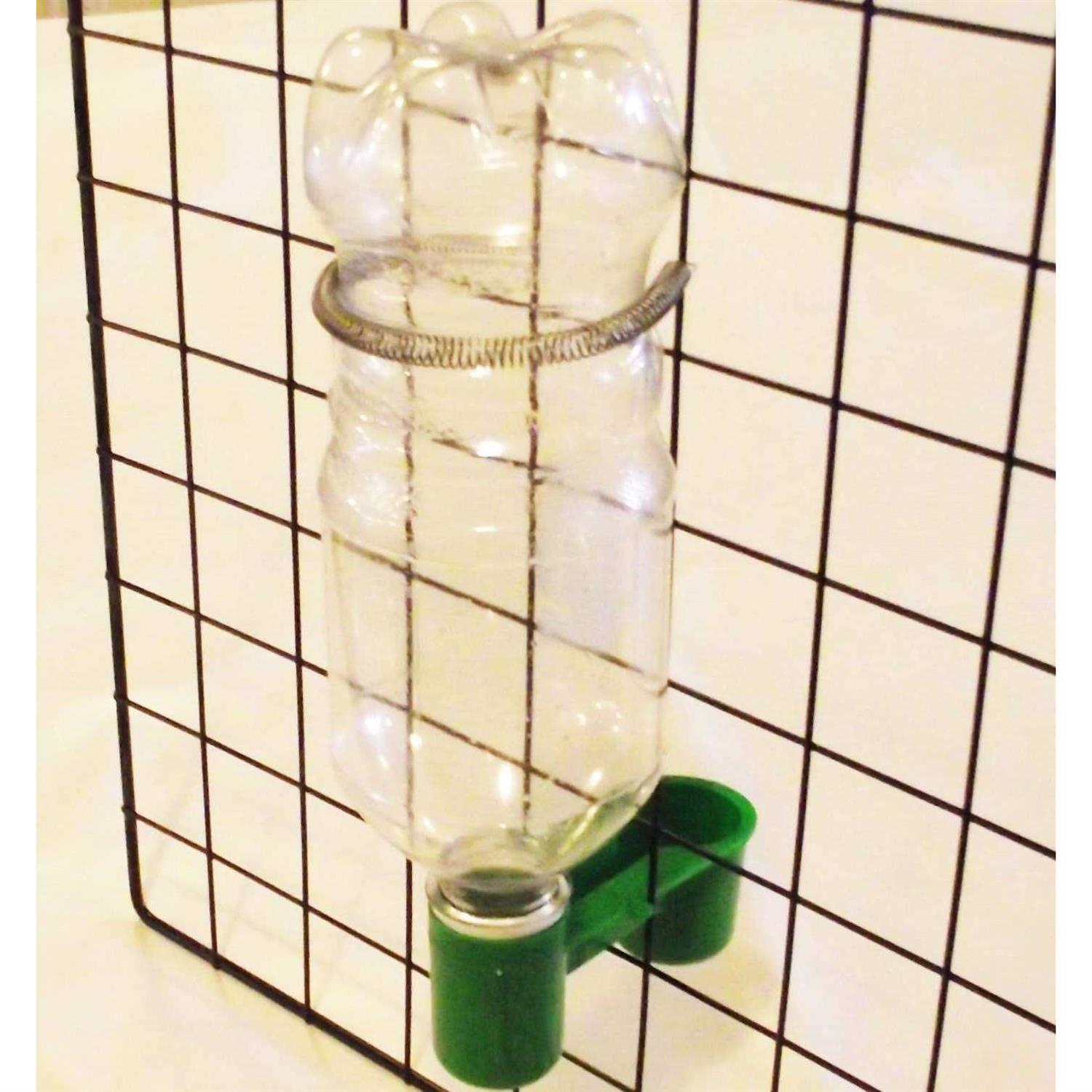 Soda Pop Water Bottle Bird Drinker Cup & Spring - Healthber
