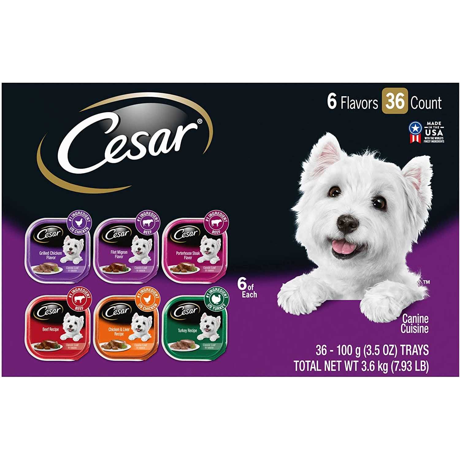 Cesar Classics Wet Dog Food Variety Pack - Healthber