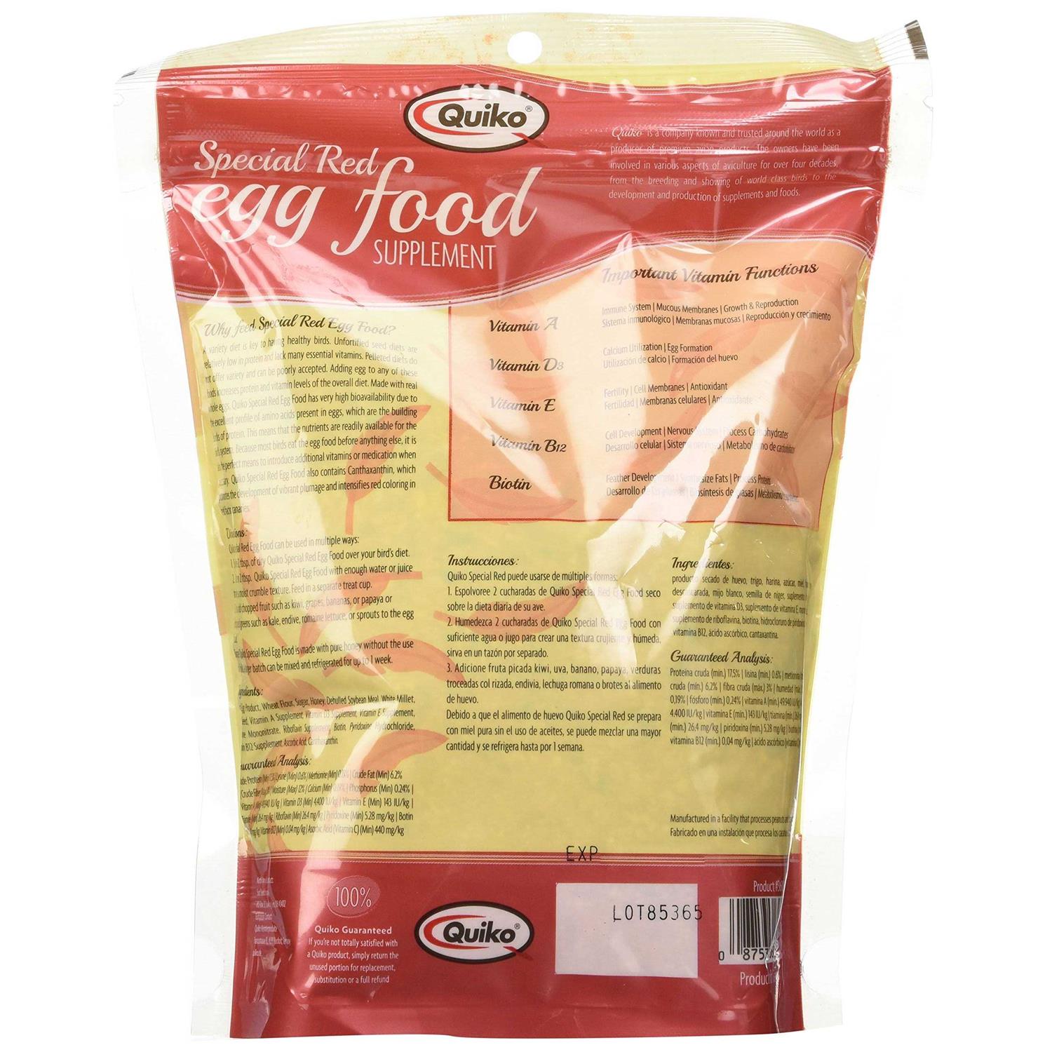 Quiko Special Red Egg Food Supplement - Healthber