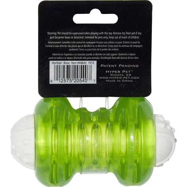 Hyper Pet Squawker Bone Dog Toy - Healthber