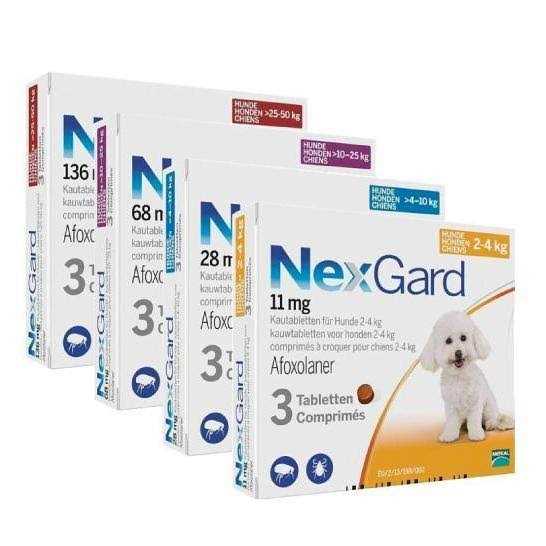 Nexgard Chews For Medium Dogs 10-25Kg - Healthber