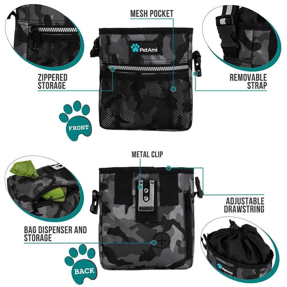 PetAmi Dog Treat Pouch Dog Training Pouch Bag - Healthber