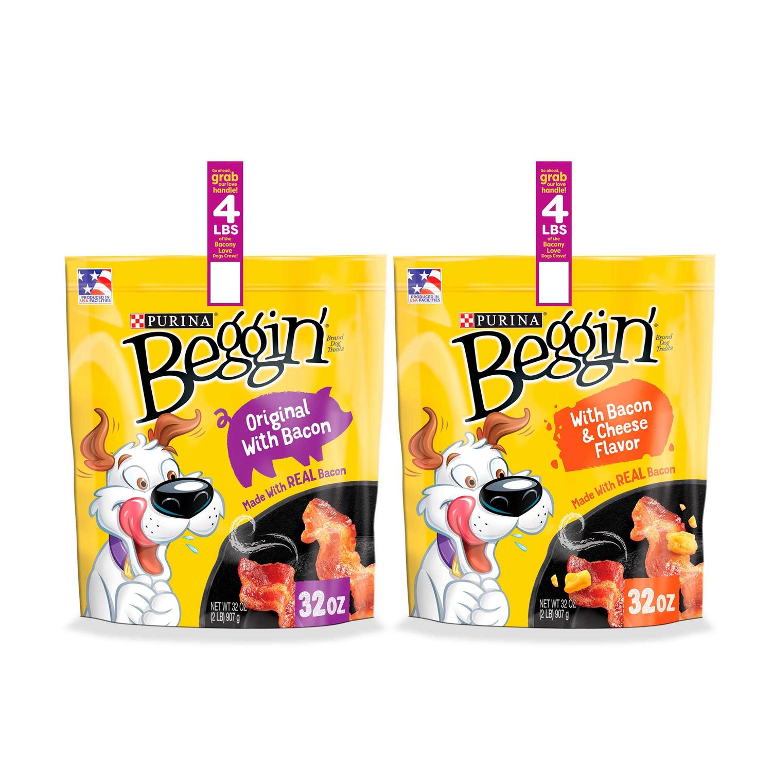 Purina Beggin Strips Bacon Dog Treats - Healthber