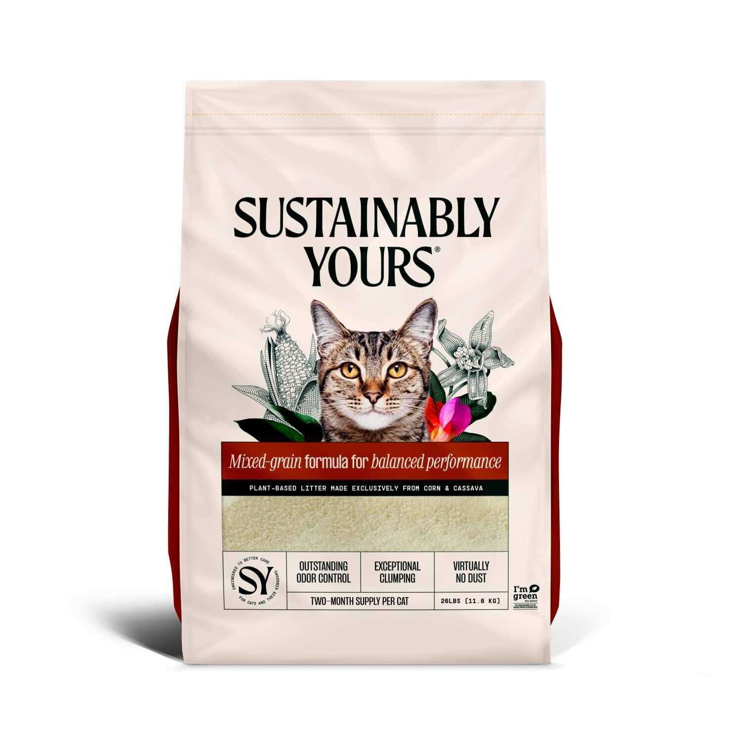 Sustainably Yours Multi-Cat Natural Litter - Healthber