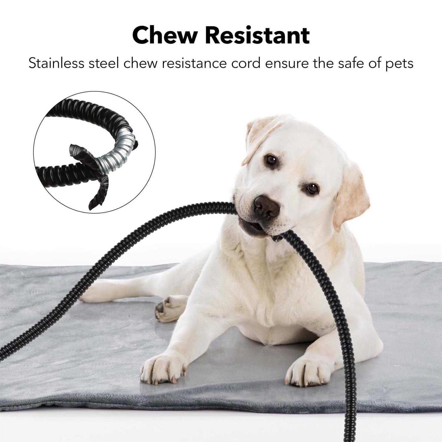 BN-LINK Pet Heating Pad 16 x 18 Heating Pad with Chew Resistant Cord - Healthber